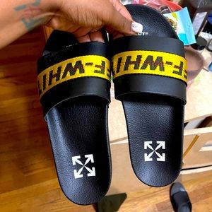 Off White Sandals- Worn For A Few Hours Still New